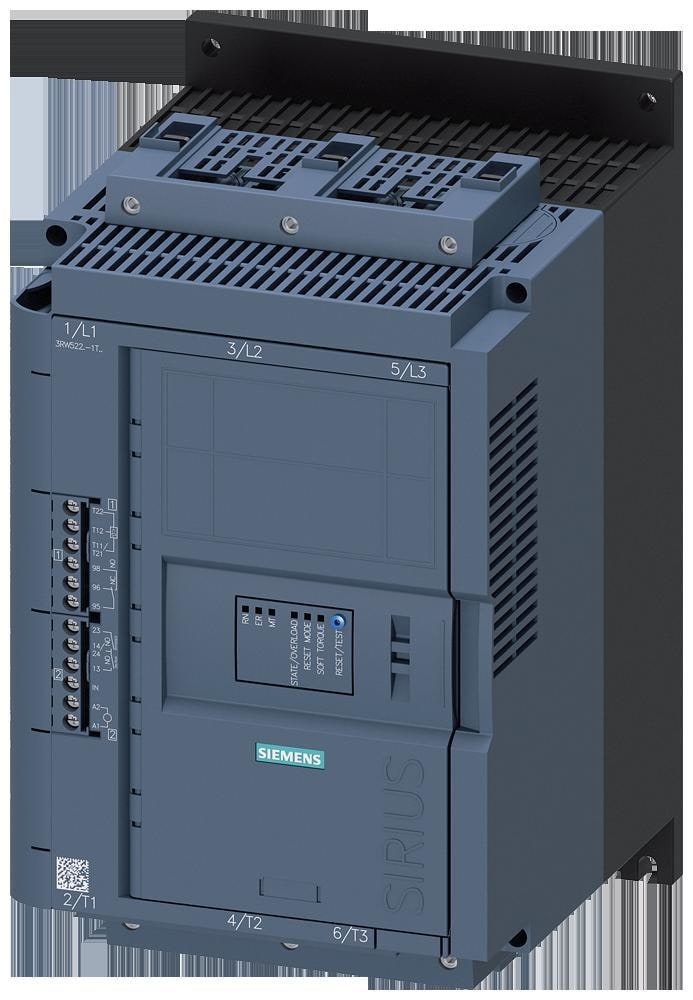 SIEMENS - Arrancador suave 63A 110-250V AC conexión tornillo entrada termistor 200-480V