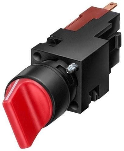 SIEMENS - Interruptor complemento muletilla roja 3 posiciones