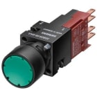 SIEMENS - Pulsador botón rasante negro diámetro 16