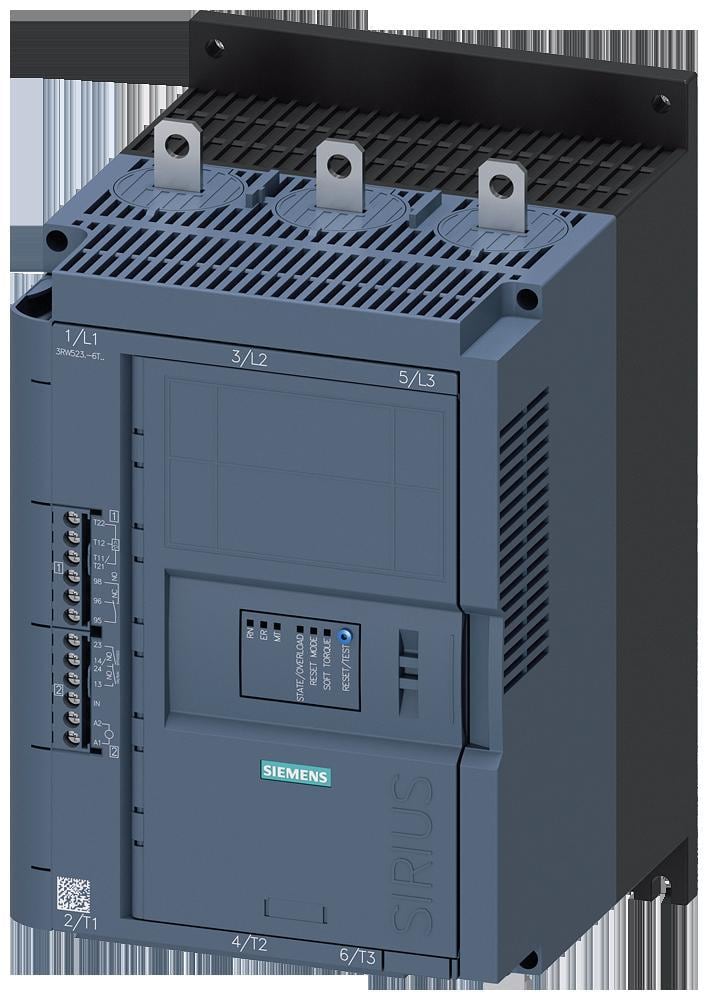 SIEMENS - Arrancador suave 143A 110-250V AC conexión tornillo entrada termistor 200-480V