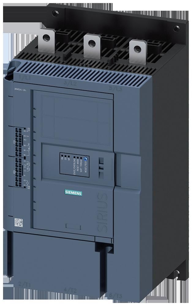 SIEMENS - Arrancador suave 210A 24V AC/DC conexión resorte salida analógica 200-480V