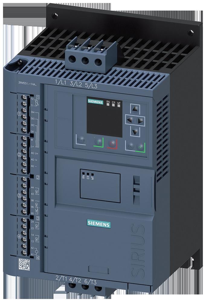 SIEMENS - Arrancador suave 25A 110-250V AC conexión tornillo 200-480V