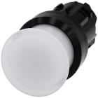 SIEMENS - Pulsador seta luminoso redondo blanco 30mm momentáneo
