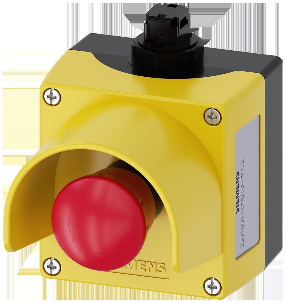 SIEMENS - CJ.AS-INTERFACE AP.MDO.22mm,RED.CJ.PLAST.PARTE SUP.AM.COLLAR PROT.1 PT.MDO.PLAST