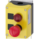 SIEMENS - Caja para aparato mando 22mm redondo parte superior amarillo