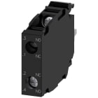 SIEMENS - MODULO DE CONTACTOS CON 2 CONTACTOS, 1NA+1NC, CONTACTOS DORADOS, BORNES DE TORNILLO, PARA FIJACION E