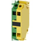 SIEMENS - Borne de apoyo, verde / amarillo, bornes de resorte, para fijación a placa frontal