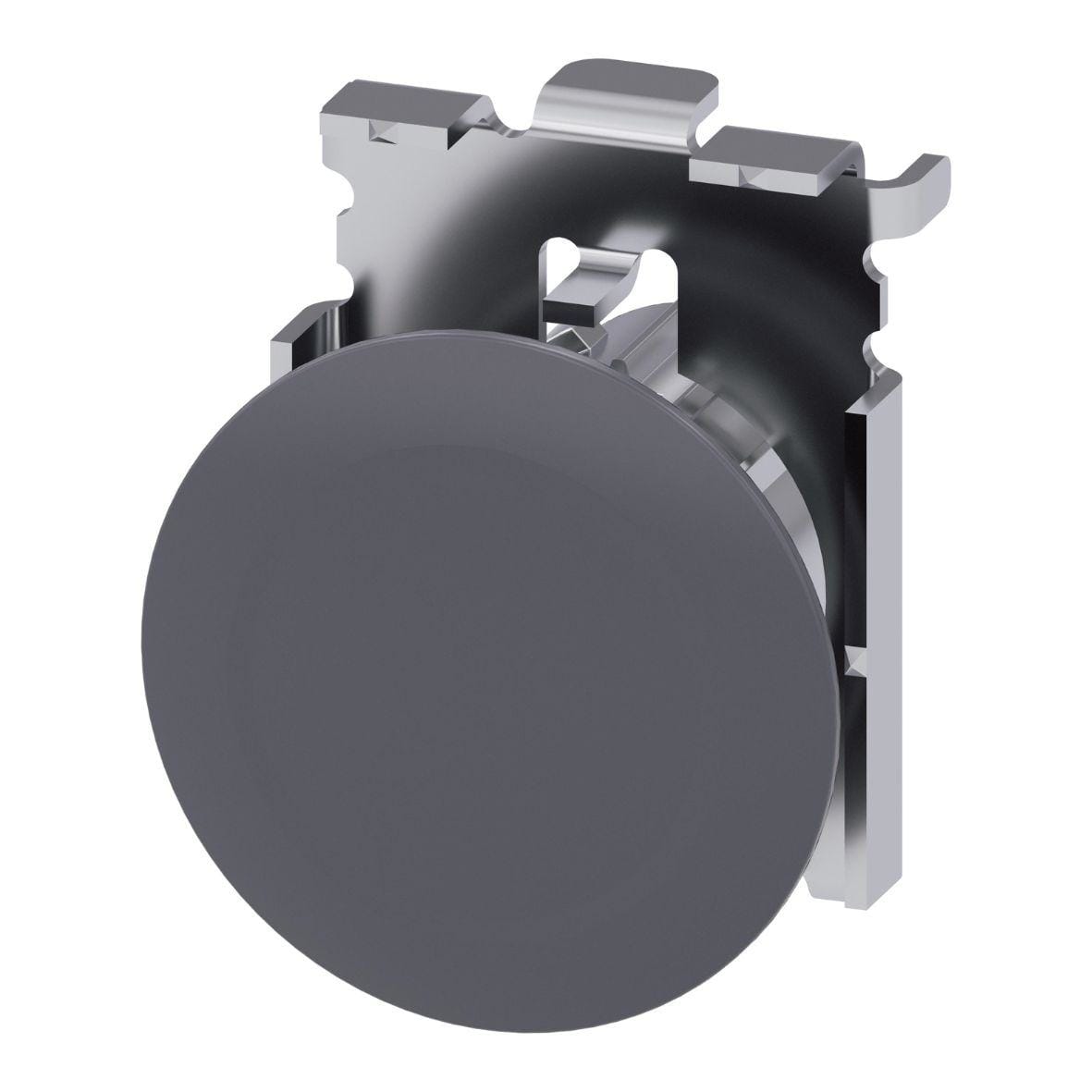 SIEMENS - Tapón ciego para puntos de mando vacíos 30mm de metal mate, gris arena