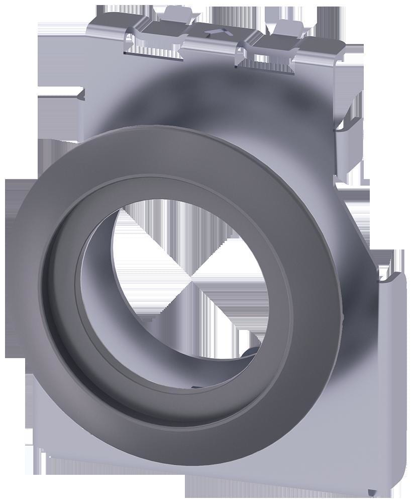 SIEMENS - Adaptador para montar cabezas actuadoras y señalizadoras, metal mate, 22mm, en un taladro de 30,5mm, con junta