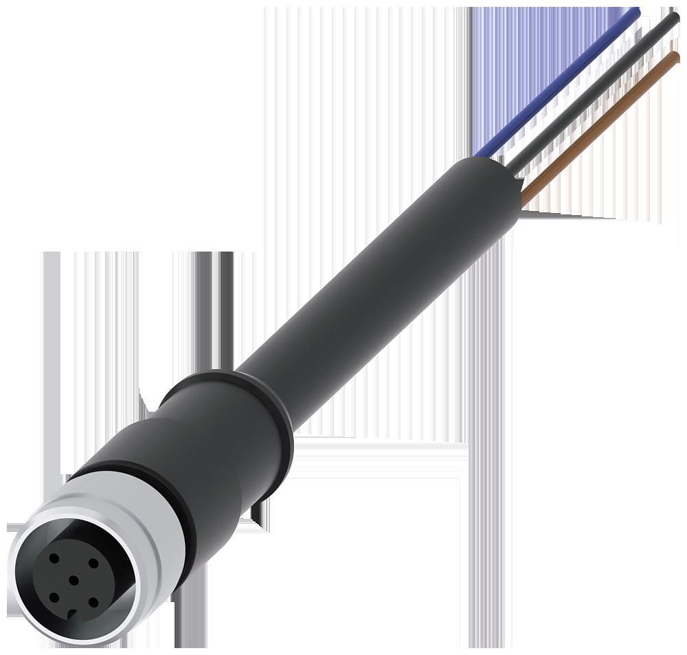 SIEMENS - CABLE CX.H M12 5P EXTO.CBL.LIBRE 5m P/CONECTAR INT.POS.3SE51/52 CBLD.CTR.M12 5P