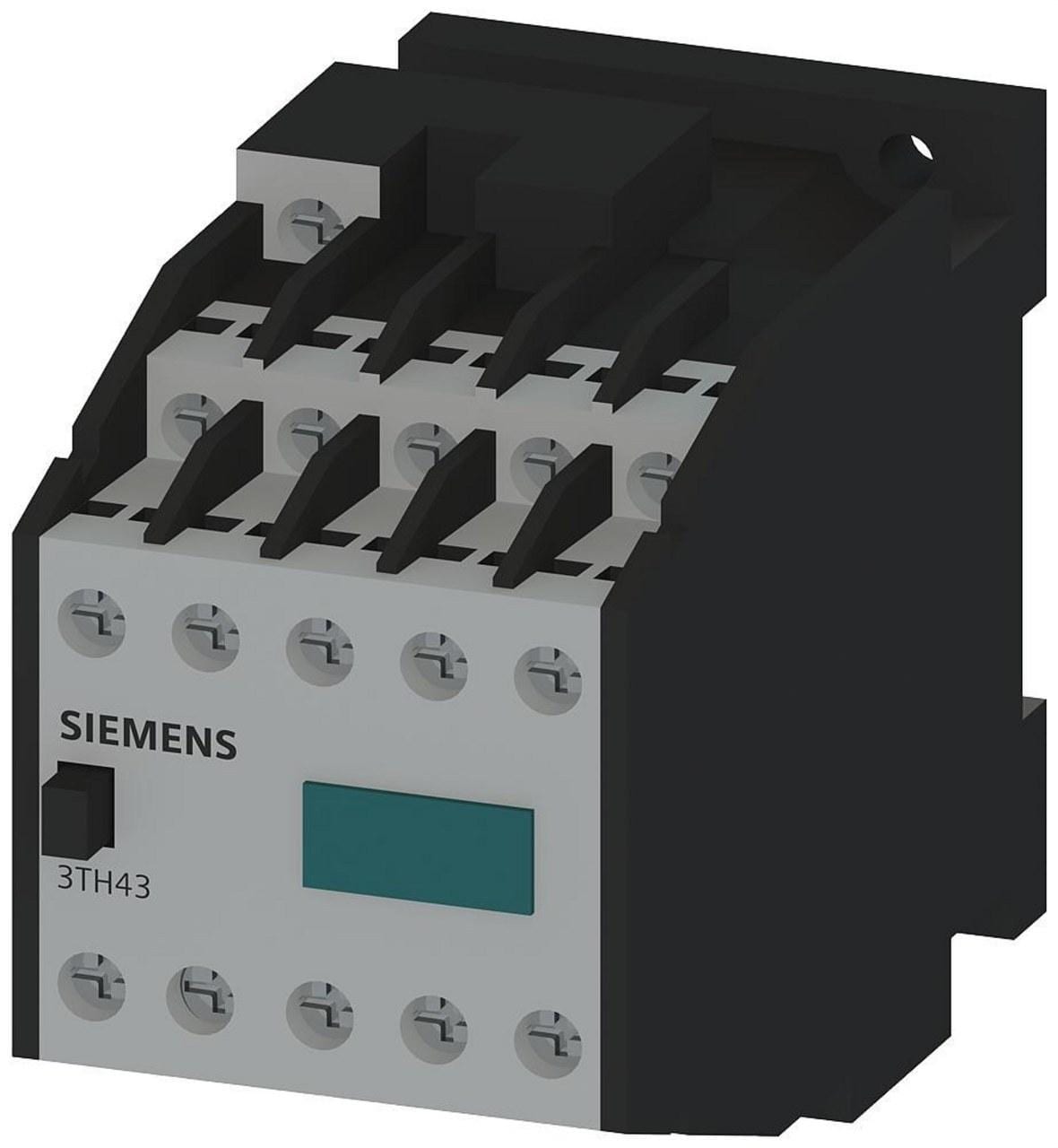 SIEMENS - Contactor auxiliar 3TH4 55E 230VAC 50/60Hz tornillo