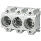 SIEMENS - BASE PORTAFUSIBLE DIAZED, TAM. DIII, E33, 3 X 63A, 500V, MATERIAL AISLANTE, 3 POLOS, BORNES PROTEGID