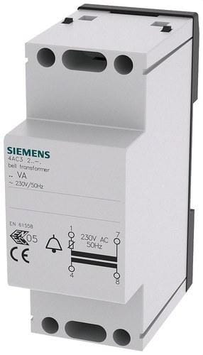 SIEMENS - Transformador timbre 4AC3 USEC 8/12VCA ISEC 1,0/0,6