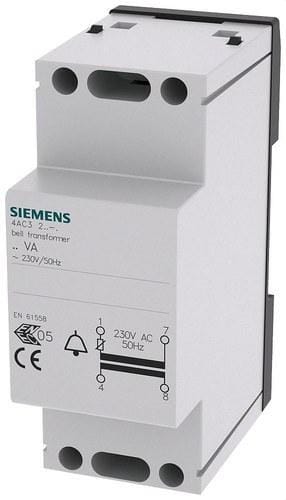 SIEMENS - Transformador timbre 4AC3 8/12/24VCA 2,0/1,3/0,6