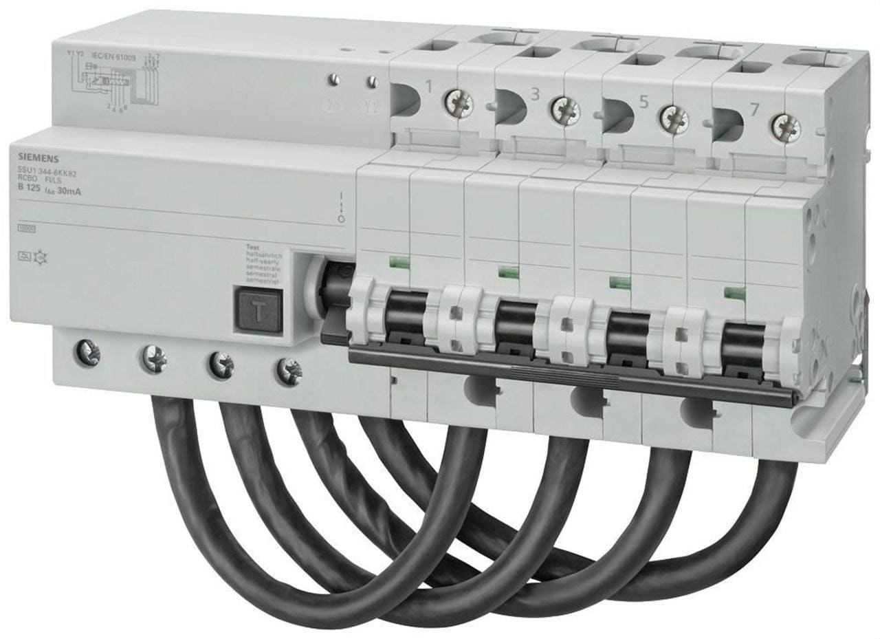 SIEMENS - Diferencial combinación 4 polos 125A 300mA 1KA-C