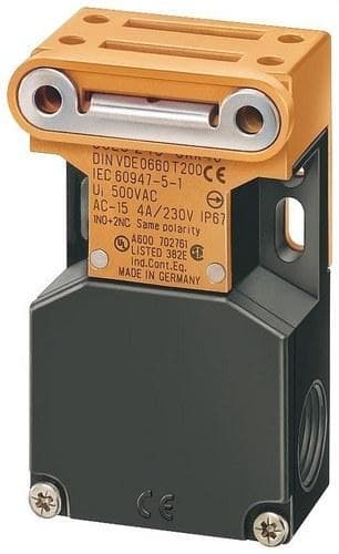 SIEMENS - Final carrera seguridad aislante lateral frontal 1NO+2NC