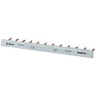 SIEMENS - Barra colector cobre con tapita final 18mm+9 1 fila