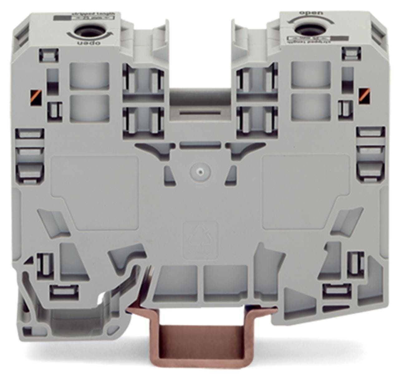 WAGO - Borna paso Serie 285 2 conductores 86mm gris