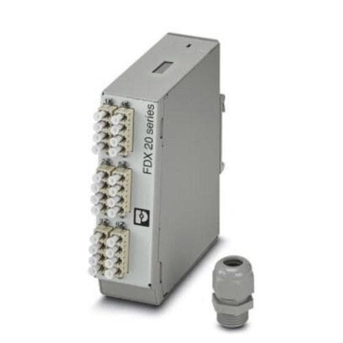 PHOENIX CONTACT - Caja de empalme para carril sin pigtails para 12x LC-Duplex
