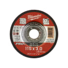MILWAUKEE - DISCOS PRO+ DE CORTE 3MM - CC 42?/?115MM (PEDIR EN MÚLTIPLOS DE 25UDS)