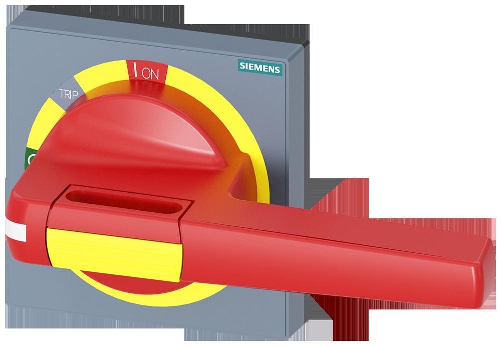 SIEMENS - Maneta con placa, parada de emergencia sin compensación de tolerancia para 3VA1/2 1000 3VA5/6 800