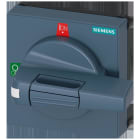 SIEMENS - Maneta de puerta estándar con iluminación tamaño 75x75, eje 8x8, test 0-I, 45mm