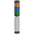 SIEMENS - Columna de señalización luz continua amarillo / azul / verde LED integrado 24V AC/DC tubería 250mm pie plástico