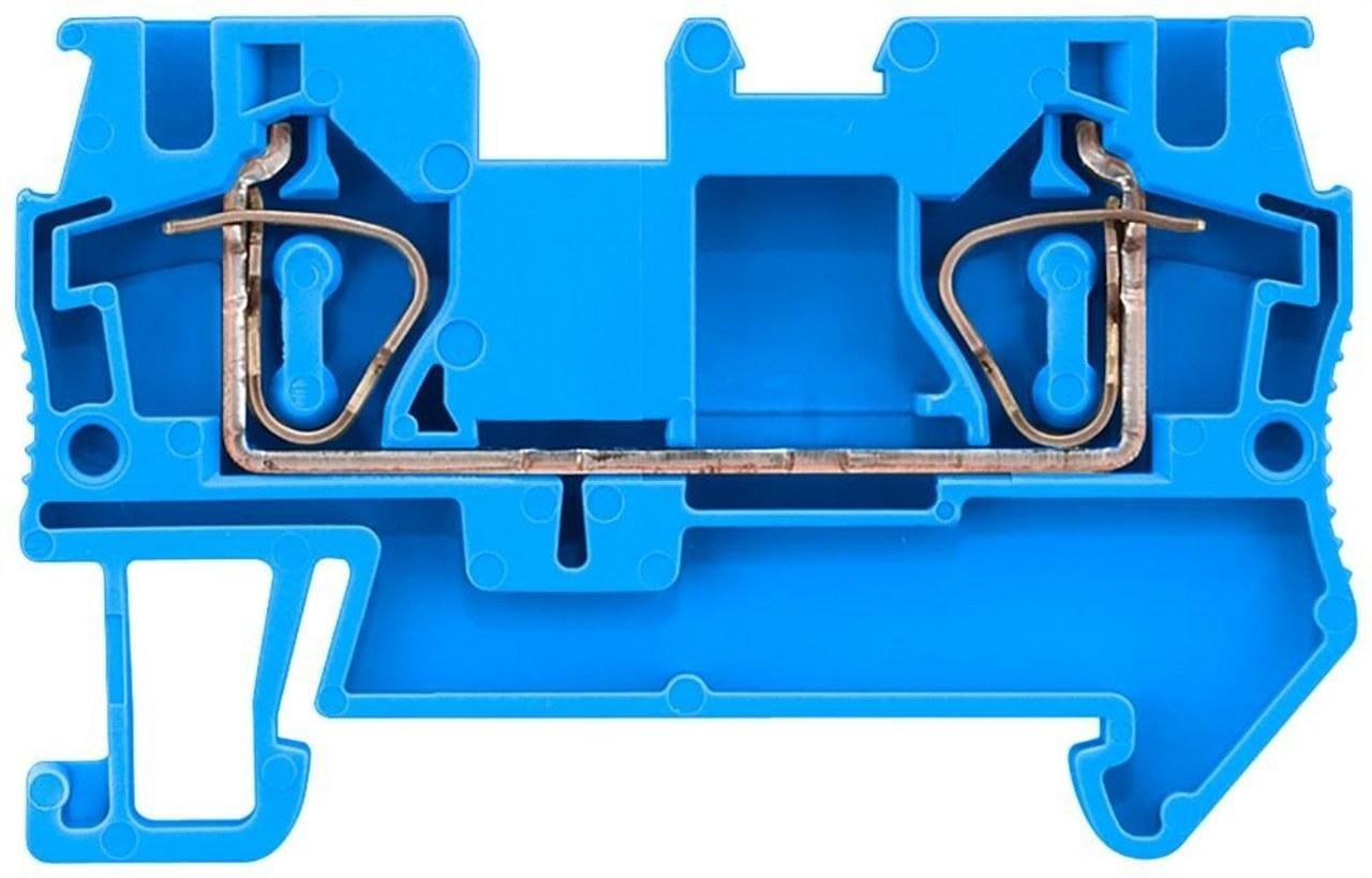SIEMENS - Borne paso conexión resorte 0,5-4mm² 6,2mm azul