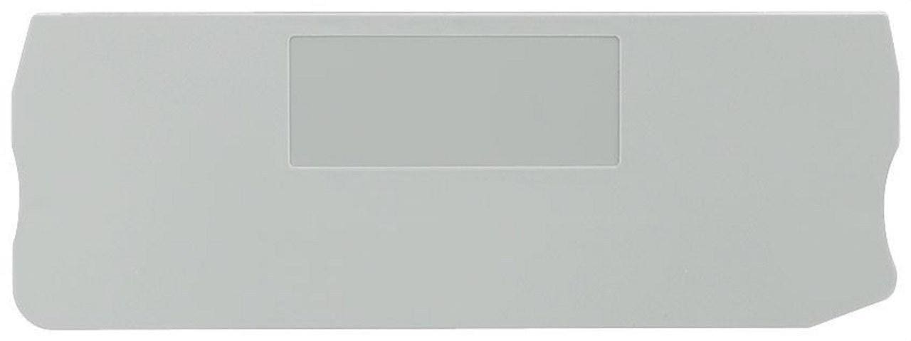 SIEMENS - Tapa final borne paso resorte 10mm² 2.2mm gris
