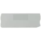 SIEMENS - Tapa final borne paso resorte 10mm² 2.2mm gris