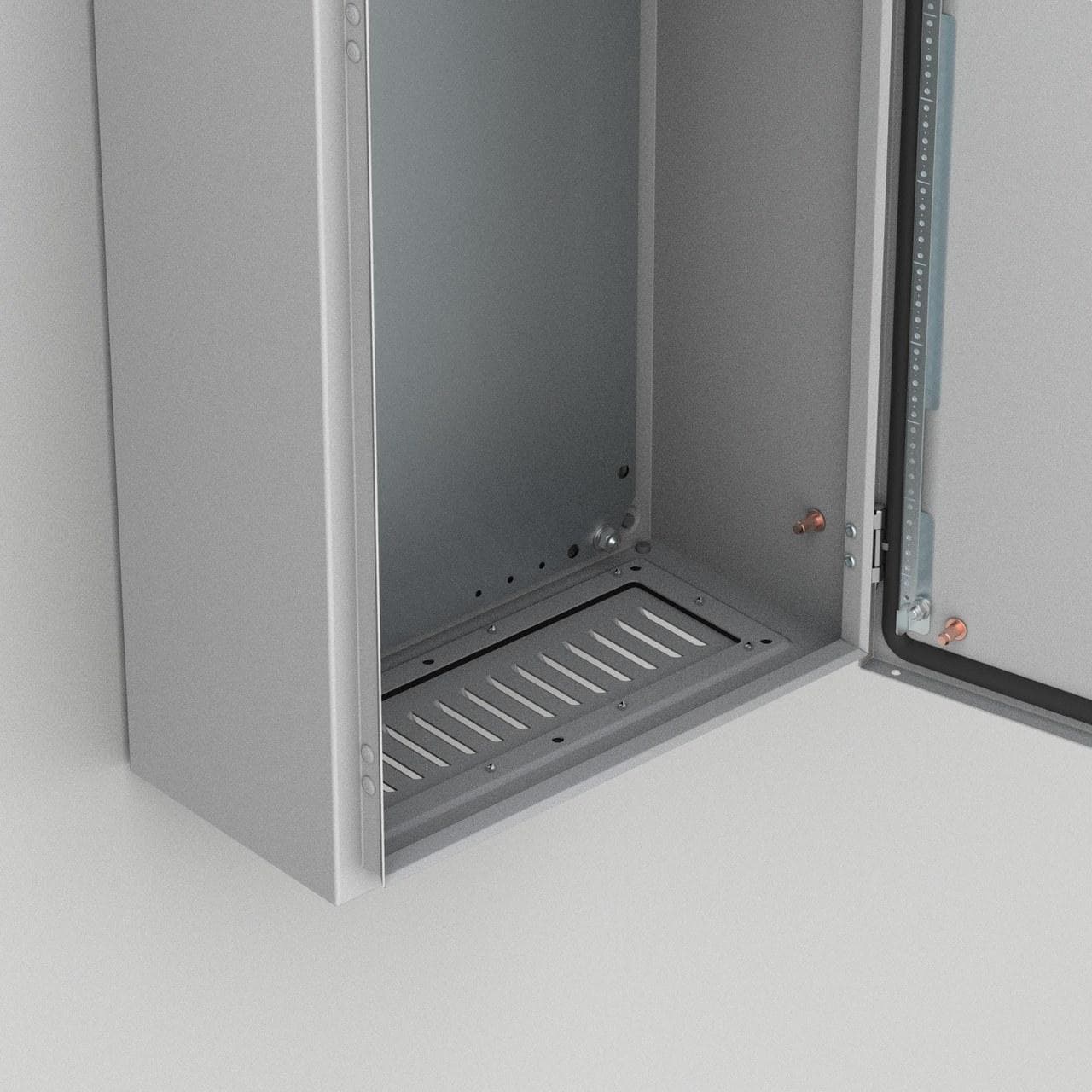 NVENT HOFFMAN - Placa pasacables ventilada 310x96 RAL7035
