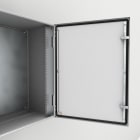 NVENT HOFFMAN - Juego perfiles verticales 19" 600 2mm galvanizado (Paquete 2u)