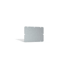 NVENT HOFFMAN - Placa salida cable SMP 75x125 galvanizada