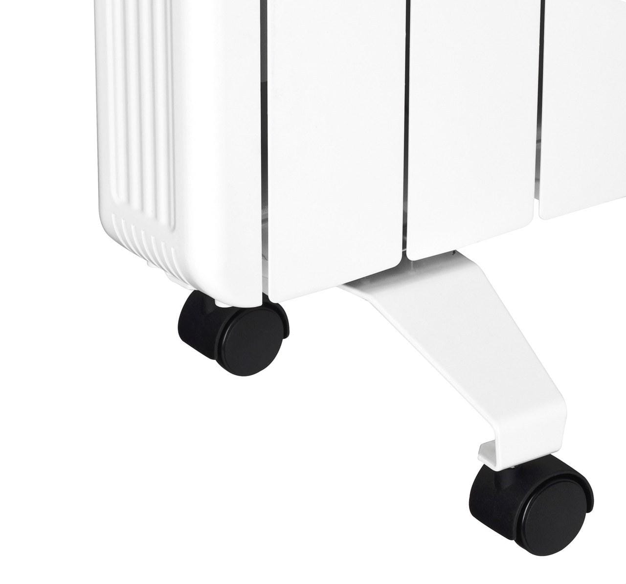 GABARRON - Soporte universal con rueda para emisor térmico en blanco
