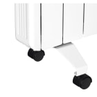 GABARRON - Soporte universal con rueda para emisor térmico en blanco