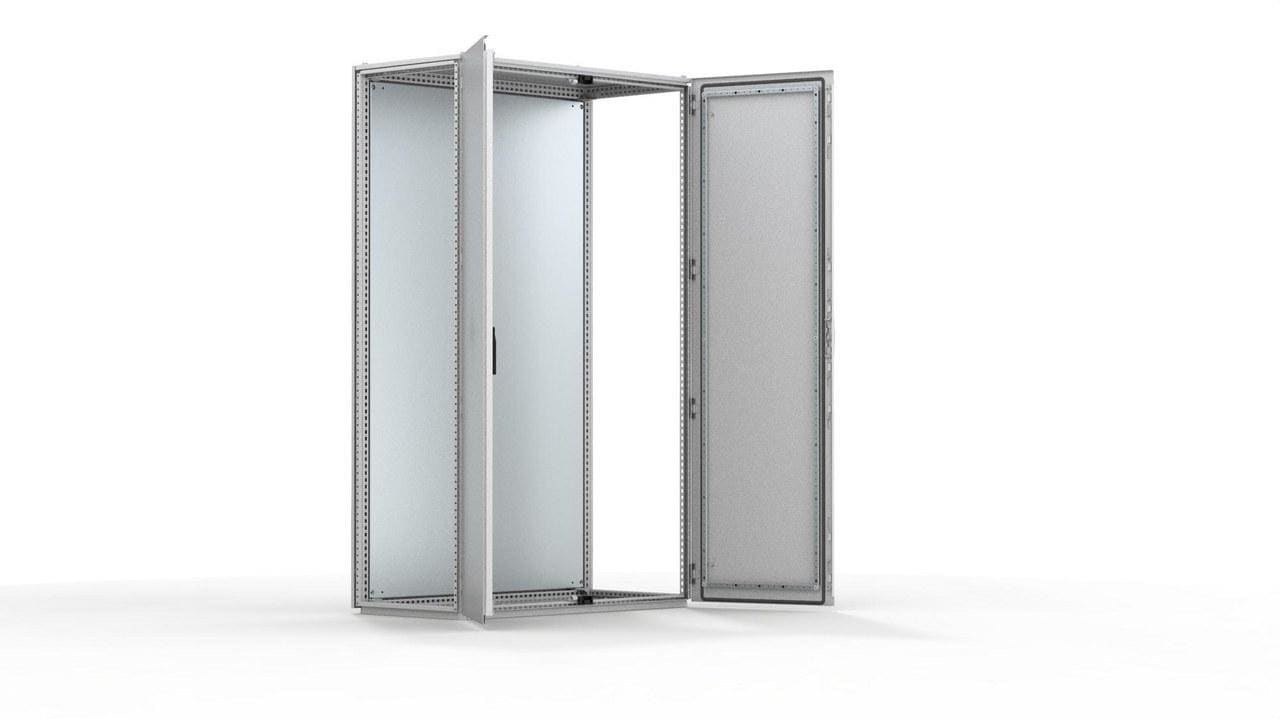 NVENT HOFFMAN - Armario MCD 2000x1200x600 con 2 puertas con placa acero dulce RAL7035
