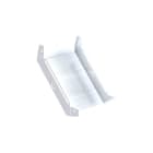 PEMSA - Cambio de nivel cóncavo sistema Click para bandeja Pemsaband e Inducanal, de 60x100 mm, en acero inoxidable AISI 304