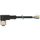 MURRELEKTRONIK - CONECTOR M12 H 90¿ PVC 12X0,14 NEGRO 10M