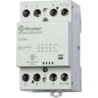FINDER - Contactor modular SERIE 22, 3NA+1NC 63A AgSnO2, 230V AC/DC, indicador mecánico