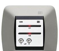 EGI - Micro con avisos 2 zonas para sala de espera blanco