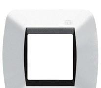 EGI - Embellecedor 1 módulo para caja universal blanco nieve
