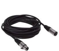 EGI - Cable balanceado 1XLR H/M 6m negro