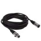 EGI - Cable balanceado 1XLR H/M 6m negro