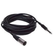 EGI - Cable 1 Jack 6,3mm/1XLR MS 3m negro
