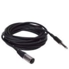 EGI - Cable 1 Jack 6,3mm/1XLR MS 3m negro