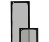 EGI - Puerta frontal con cerradura modular negro (12 unidades)