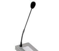 EGI - Base preamplificador flexo micrófono 6 zona gris plata