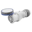 GEWISS - Base móvil recta HP 2P+T 63A 200-250V 50-60Hz 6h azul IP66/67/68/69