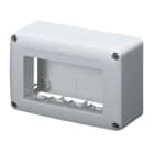 GEWISS - Caja autoportante 4 módulos en blanco RAL 9010 para aparatos