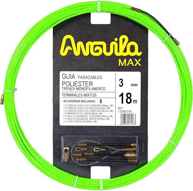 ANGUILA - WINDER + Anguila Max Poliester Trenzada Mono Ø3mm,  18m